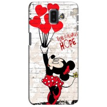 Чехол Disney Mouse Samsung Galaxy J6 Plus, J6 Plus, J610 (PREMIUMPrint) (Heart Minni)