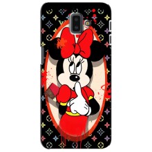 Чехол Disney Mouse Samsung Galaxy J6 Plus, J6 Plus, J610 (PREMIUMPrint) (Минни Маус ЛВ)