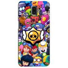 Чехол для Samsung Galaxy J6 Plus, J6 Plus, J610 Бравл Старс (VPrint)