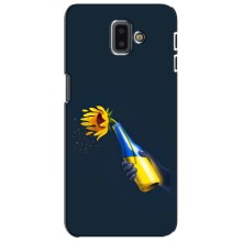 Чехол для Патриота Украины Samsung Galaxy J6 Plus, J6 Plus, J610 - (AlphaPrint) (Коктейль молотова)