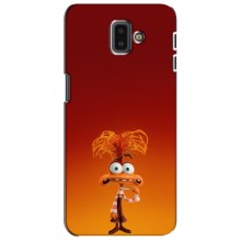 Чехол Головоломка для Samsung Galaxy J6 Plus, J6 Plus, J610 - (AlphaPrint) (Тревожность)