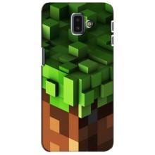 Чехол Майнкрафт на Samsung Galaxy J6 Plus, J6 Plus, J610 (AlphaPrint) Minecraft (текстура Майнкрафт)