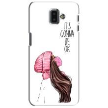 Чехол с печатью для Samsung Galaxy J6 Plus, J6 Plus, J610 - (Мода) (AlphaPrint) (Коронавирус)