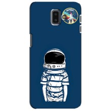 Чехол NASA для Samsung Galaxy J6 Plus, J6 Plus, J610 (AlphaPrint) (Мальчик в шлеме)