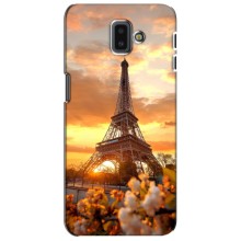 Чехол Эйфелева Башня для Samsung Galaxy J6 Plus, J6 Plus, J610 - (AlphaPrint) (Солнечная башня)