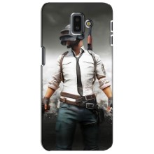 Чехол PUBG для Самсунг J6 Плюс, J6+ 2018 (J610) (AlphaPrint) (Пабг мен)
