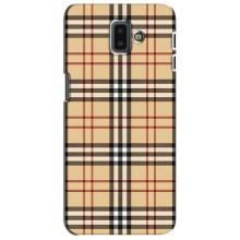 Чехол с Брендами одежды на Самсунг J6 Плюс (2018) – Burberry стиль