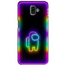 Чехол Амонг Ас для Samsung Galaxy J6 Plus, J6 Plus, J610 (AlphaPrint) (Яркий скин)