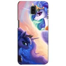 Чехол для Самсунг J6 Плюс, J6+ 2018 (J610) - (Единорожки - Новинки) (AlphaPrint) (Единорожки)