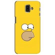 Чехол с Симпсонами для Samsung Galaxy J6 Plus, J6 Plus, J610 (VPrint) (Гомер)