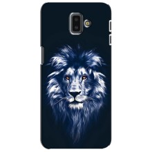 Чехол со Львом для Samsung Galaxy J6 Plus, J6 Plus, J610 (VPrint) (Синий Лев)