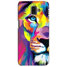 Чехол со Львом для Samsung Galaxy J6 Plus, J6 Plus, J610 (VPrint) (Яркий Лев)