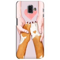 Чехол (ТПУ) Милые собачки для Samsung Galaxy J6 Plus, J6 Plus, J610 (Любовь к собакам)