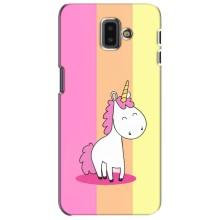 Чехол Unicorn на Samsung Galaxy J6 Plus, J6 Plus, J610 (Радужный Единорог)