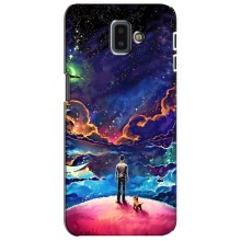 Космические Чехлы для Самсунг J6 Плюс, J6+ 2018 (J610) (VPrint) (Галактический вид)