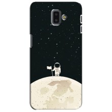 Космические Чехлы для Самсунг J6 Плюс, J6+ 2018 (J610) (VPrint) (На луне)