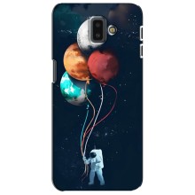 Космические Чехлы для Самсунг J6 Плюс, J6+ 2018 (J610) (VPrint) (Планеты шарики)
