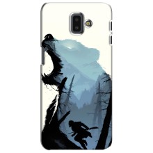 Силіконовий бампер з картинкою звірів для Samsung Galaxy J6 Plus, J6 Plus, J610 – Ведмідь та ліс