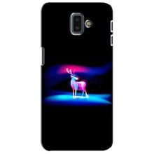 Силіконовий бампер з картинкою звірів для Samsung Galaxy J6 Plus, J6 Plus, J610 – Яскравий олень