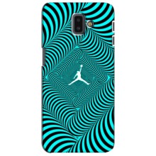 Силиконовый Чехол Nike Air Jordan на Самсунг J6 Плюс (2018) (Jordan)