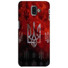 Украинские Чехлы для Samsung Galaxy J6 Plus, J6 Plus, J610 с картинкой УПА (AlphaPrint) (ГЕРБ УПА)