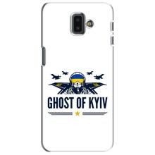 Защитные чехлы (Призрак Киева) для Samsung Galaxy J6 Plus, J6 Plus, J610 (AlphaPrint) (GHOST of Kyiv)