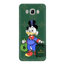 Чехлы для Samsung Galaxy J7 2016 / J710 / J7108 - Скрудж МакДак Louis Vuitton (PREMIUMPrint) (Богатая Утка)