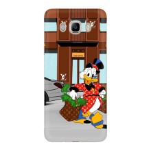 Чехлы для Samsung Galaxy J7 2016 / J710 / J7108 - Скрудж МакДак Louis Vuitton (PREMIUMPrint)