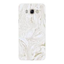 Мраморний чехол на Samsung Galaxy J7 2016 / J710 / J7108 (VPrint) (Білий мрамор)