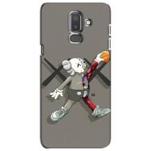 Чехлы для Samsung Galaxy J8-2018, J810 - Bearbrick Louis Vuitton (PREMIUMPrint) (Беарбрик Джордан)