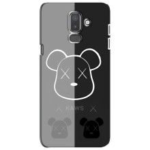 Чехлы для Samsung Galaxy J8-2018, J810 - Bearbrick Louis Vuitton (PREMIUMPrint) (БеарБрик глаза)