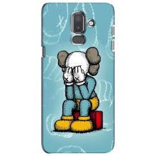 Чехлы для Samsung Galaxy J8-2018, J810 - Bearbrick Louis Vuitton (PREMIUMPrint) (Плач Bearbrick)