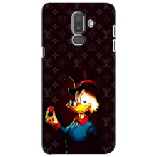 Чехлы для Samsung Galaxy J8-2018, J810 - Скрудж МакДак Louis Vuitton (PREMIUMPrint) (Скрудж с бриллиантом)