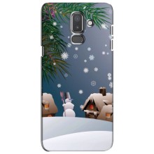 Чехлы на Новый Год Samsung Galaxy J8-2018, J810 – Зима
