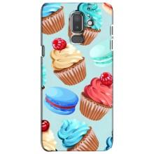 Чехлы с Фруктами для Samsung Galaxy J8-2018, J810 (VPrint) (Кексики)