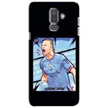 Чохли з футболістом Ерлінг Холанд для Samsung Galaxy J8-2018, J810 (AlphaPrint) (гол Ерлінг Холанд)