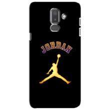 Чохли для Samsung Galaxy J8-2018, J810 - з картинкою JORDAN (AlphaPrint) – Jordan Gold