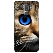 Чехлы с Котиками для Samsung Galaxy J8-2018, J810 (VPrint) (Глаз кота)