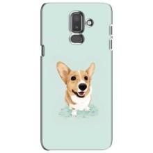 Чохли з собаками для Samsung Galaxy J8-2018, J810 (VPrint) (Коргі)