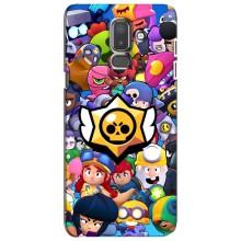 Чехол для Samsung Galaxy J8-2018, J810 Бравл Старс (VPrint)