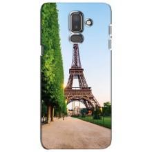 Чохол Ейфелева Вежа Samsung Galaxy J8-2018, J810 - (AlphaPrint) (Дорога до Парижу)