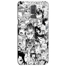 Анимешный чехол для Samsung Galaxy J8-2018, J810 (Ahegao manga)