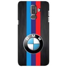 Чехол для Самсунг J8-2018, J810 - с принтом БМВ (AlphaPrint) (Лого BMW)