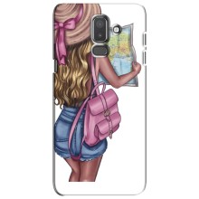 Чохол Стильні дівчата на Samsung Galaxy J8-2018, J810 (Дівчина Манрівник)