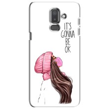 Чохол Стильні дівчата на Samsung Galaxy J8-2018, J810 (Дівчина в масці)