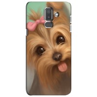 Чехол (ТПУ) Милые собачки для Samsung Galaxy J8-2018, J810 – Йоршенский терьер