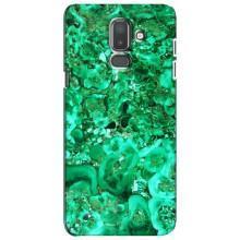 Мраморний чехол на Samsung Galaxy J8-2018, J810 (VPrint) – Салатовий Мрамор