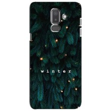 Новогодние, Праздничные Чехлы для Samsung Galaxy J8-2018, J810 - 2024 год (Winter)