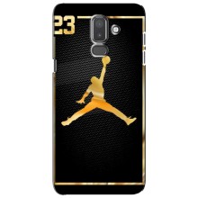 Силиконовый Чехол Nike Air Jordan на Самсунг J8 (2018) – Джордан 23