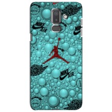 Силиконовый Чехол Nike Air Jordan на Самсунг J8 (2018) – Джордан Найк